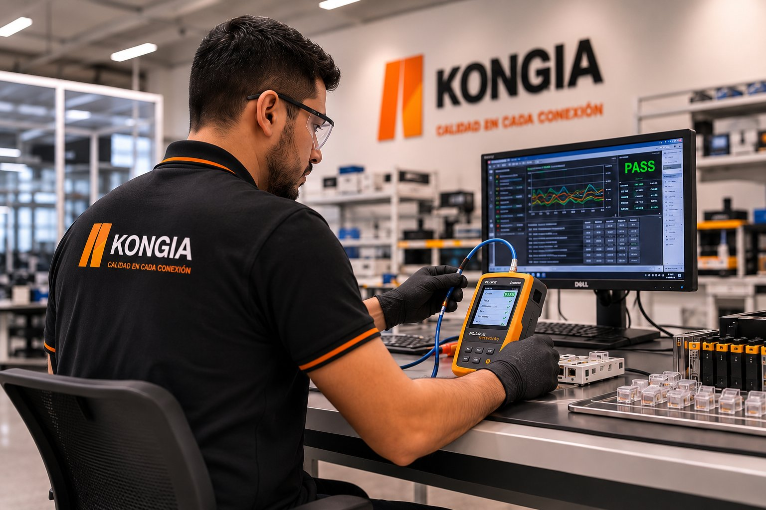 Laboratorio de pruebas de calidad KONGIA