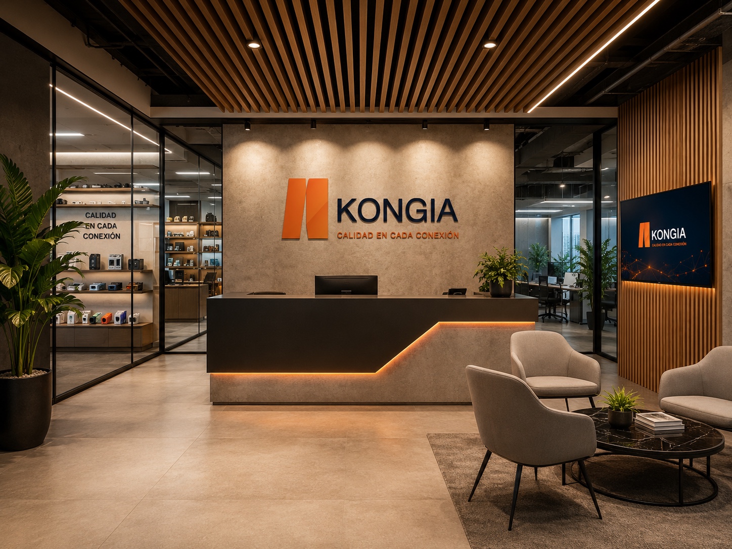 KONGIA professional reception and brand lobby