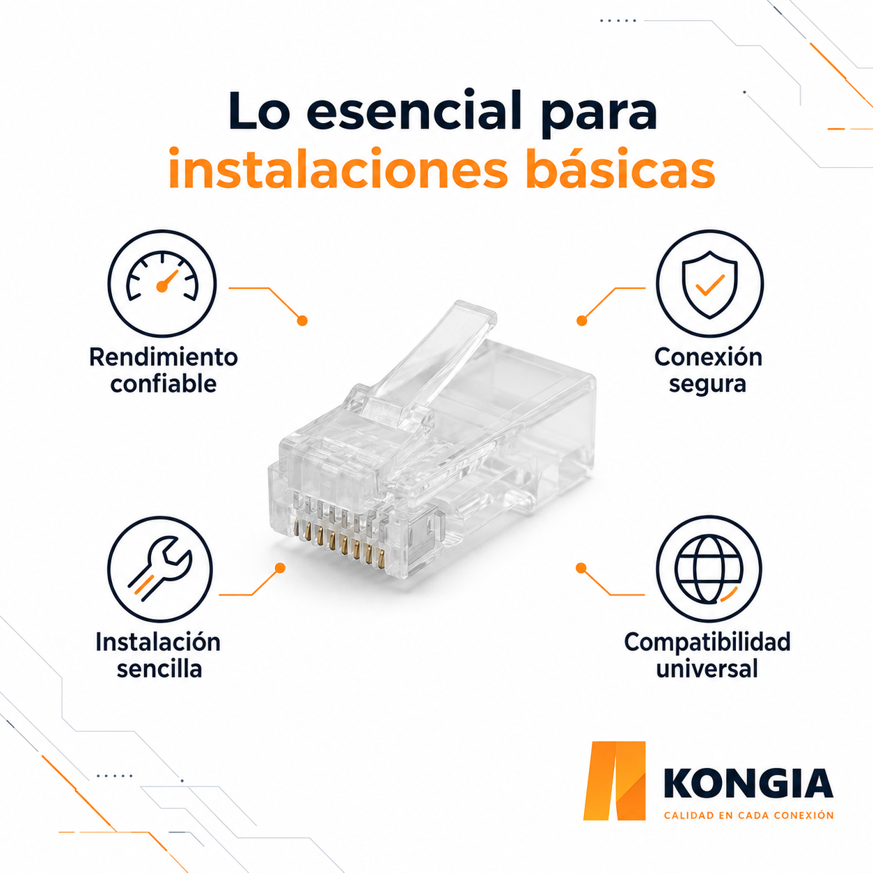 KNC-RJ45-5E-U-ST15-100