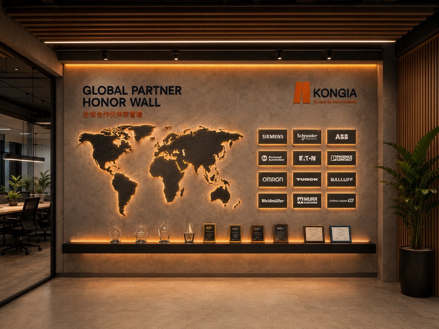 Global partner wall