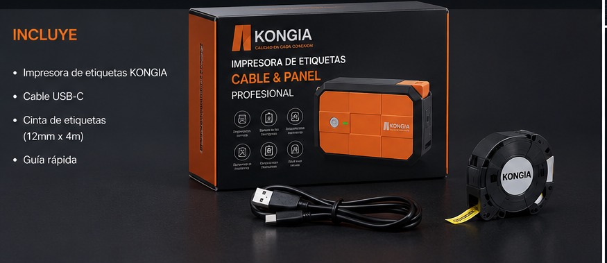 KLabel Pro A3 — Impresora profesional de etiquetas para cable y panel