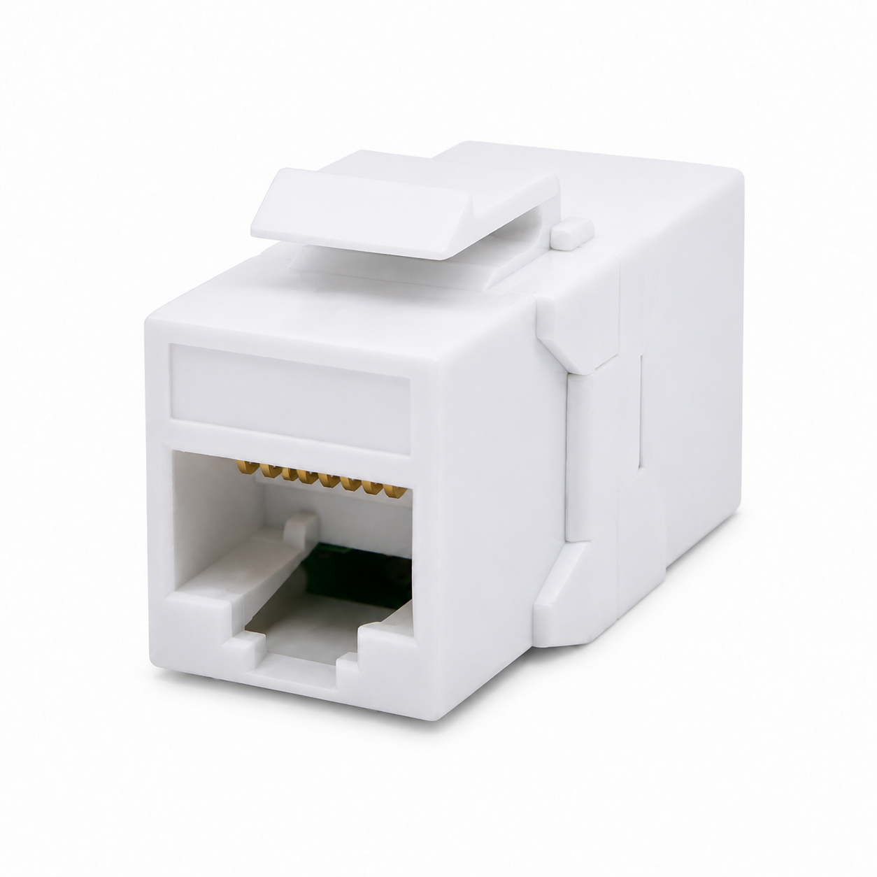 Acoplador Keystone RJ45 Hembra a Hembra CAT6A UTP