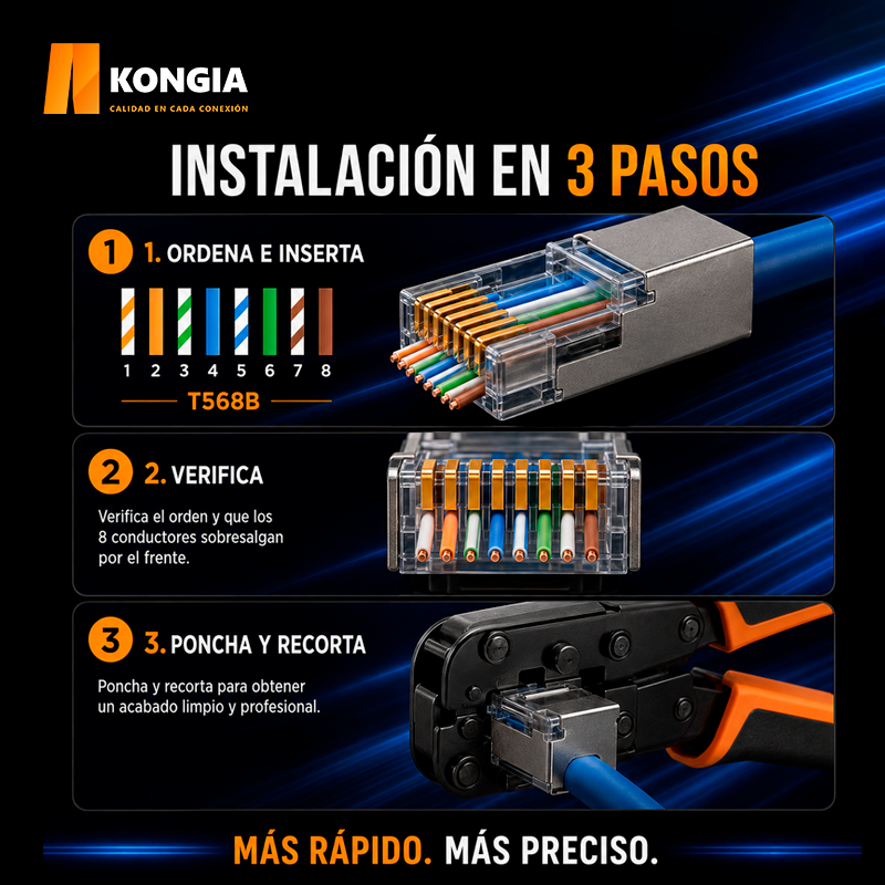 KNC-RJ45-5E-S-PT30-100 Infografía 2