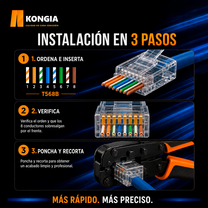 KNC-RJ45-6-U-PT30-100 Infografía 2