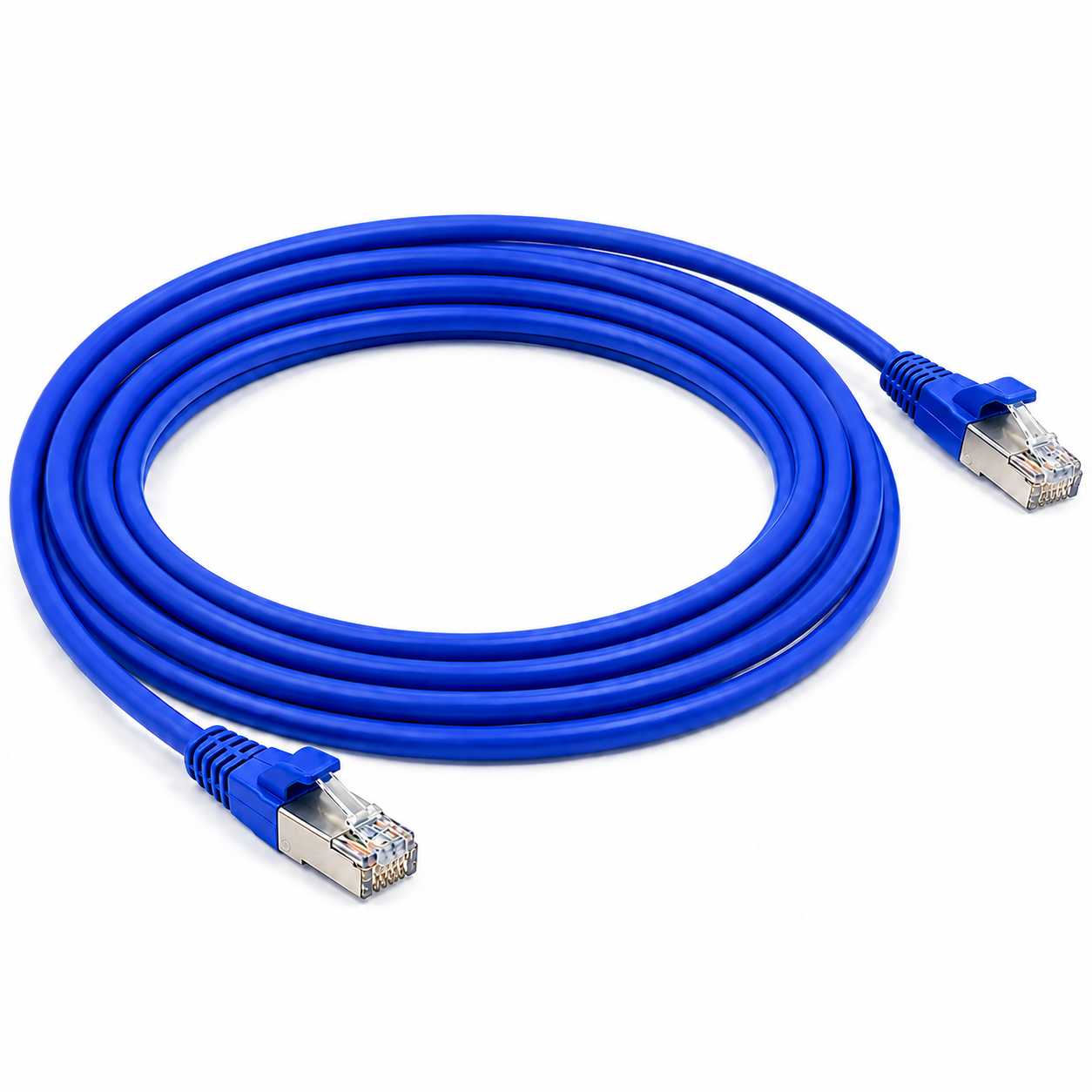 Cable de Parcheo (Patch Cord) RJ45 CAT6A 10GbE FTP Blindado 5 Metros