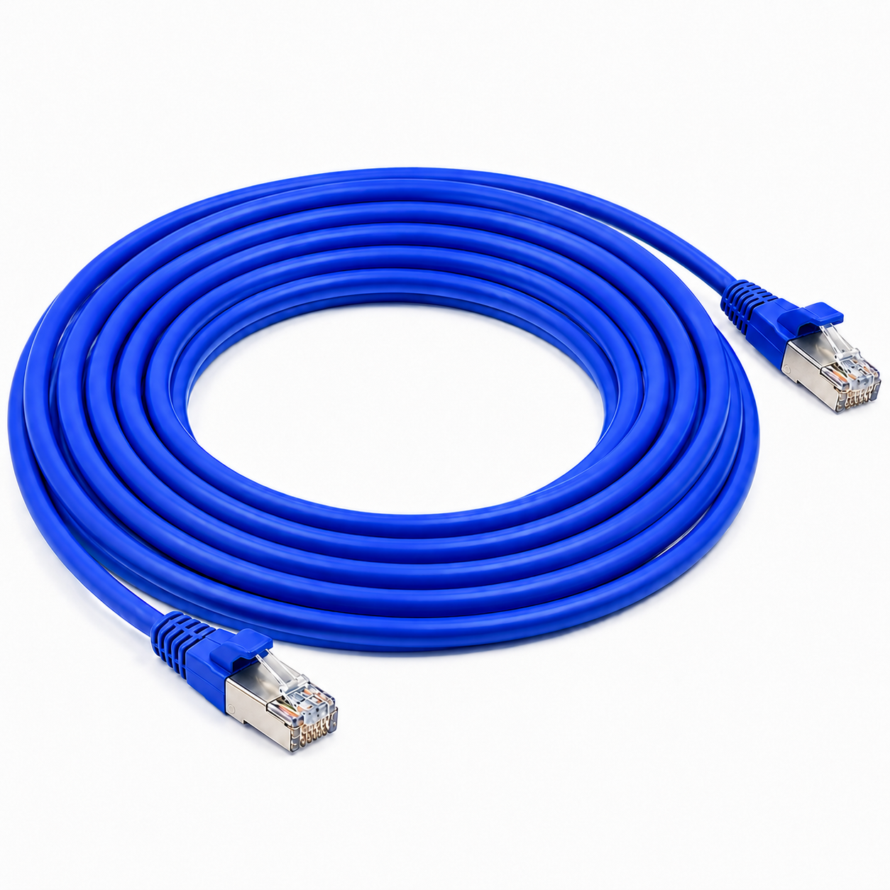 Cable de Parcheo (Patch Cord) RJ45 CAT6A 10GbE FTP Blindado 7 Metros