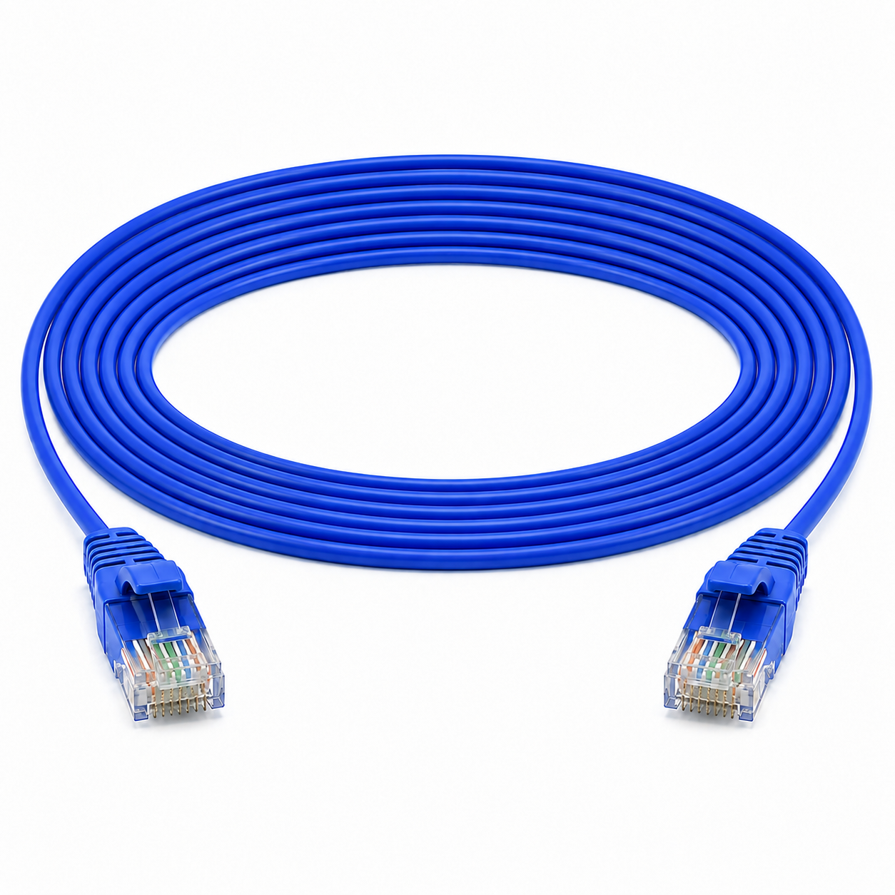 Cable de Parcheo (Patch Cord) Slim RJ45 CAT6A 10GbE UTP 5 Metros